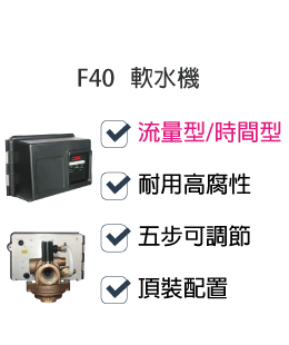 全自動軟水機 F40